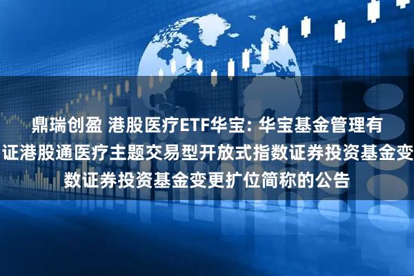 鼎瑞创盈 港股医疗ETF华宝: 华宝基金管理有限公司关于华宝中证港股通医疗主题交易型开放式指数证券投资基金变更扩位简称的公告
